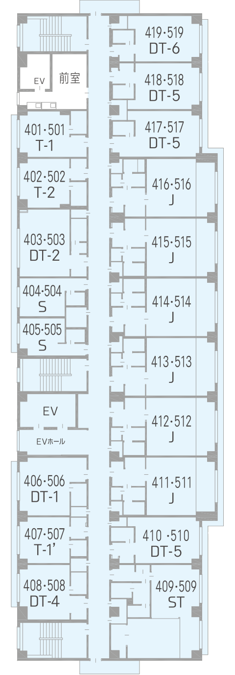 フロアマップ：4・5F