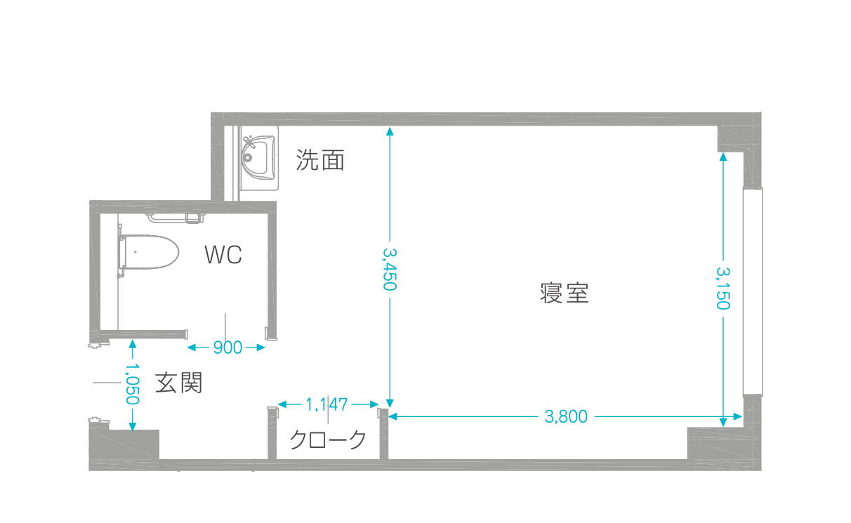 フロアマップ：B Type